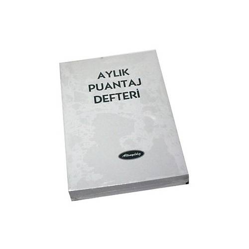 Alt�ny�ld�z Ayl�k Puantaj Defteri B�y�k-12L�