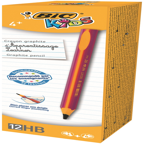 Bic Kurun Kalem Kids Evolution HB gen Jumbo Pembe (12 li)