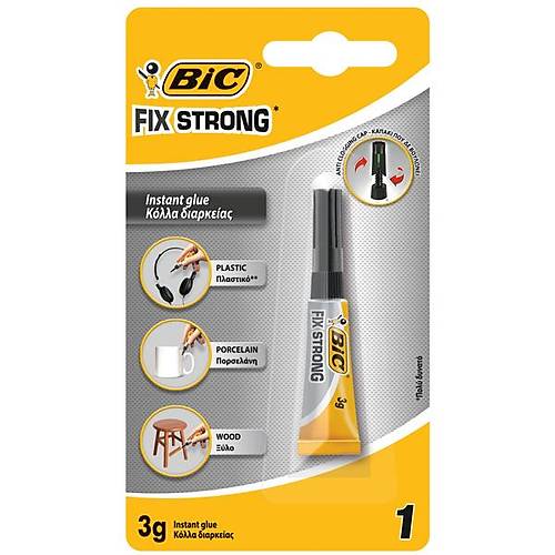 Bic Japon Yap��t�r�c�s� F�x Strong S�per G��l� 3 Gr 1 Li Blister