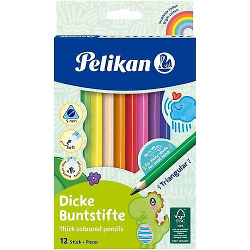 Pelikan Kuru Boya Kalemi Jumbo ��gen 12 Li 724039