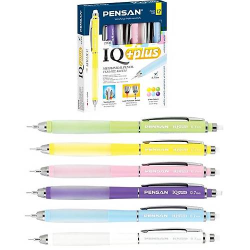 Pensan Versatil Kalem IQ Plus 0.7 MM 5 Renk 21130-12-LI-PKT