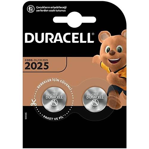 Duracell Lityum D��me Pil 3 V 2 L� 2025