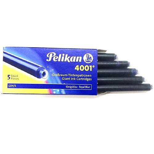 Pelikan Dolma Kalem Kartu�u Uzun Royal Mavi 5 Li 4001