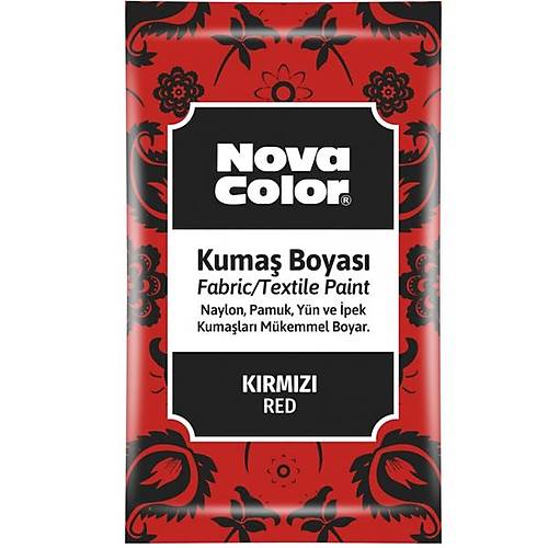 Nova Color Kuma Boyas Toz 12 Gr (12 adet) Krmz Nc-901