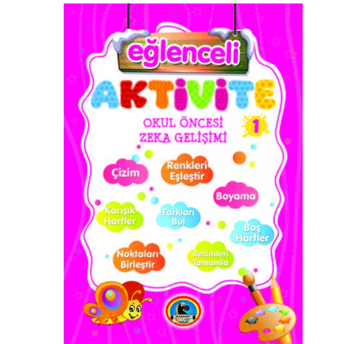 4E Boyama Kitab� Aktivite Zeka E�itimi �rnekli Renkli 128 Syf Karatay Yay�nevi