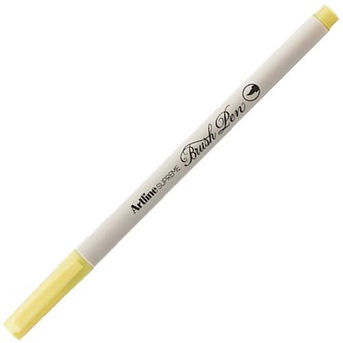 Artline Supreme Brush U�lu Kalem A��k Sar� (12 li paket) LV-A-EPFS-F L.YELLOW
