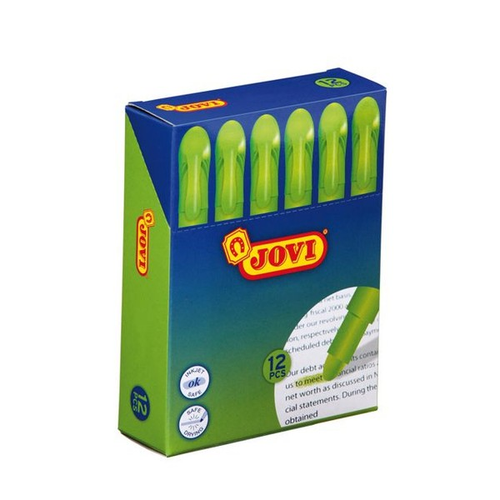 Jovi Fosforlu Kalem Kalem Tipi Gel Yeşil (12 li paket)