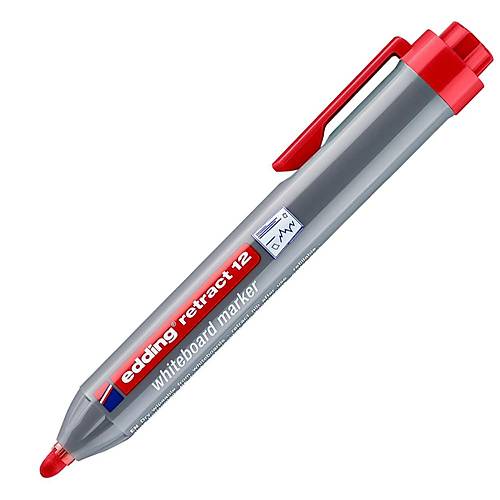 Edding Retract 12 Byt Kalemi K�rm�z� Ed-12-10-PKT