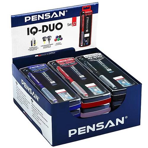 Pensan IQ-Duo Set 0.5 MM Kar���k Renkli Silgi+Min