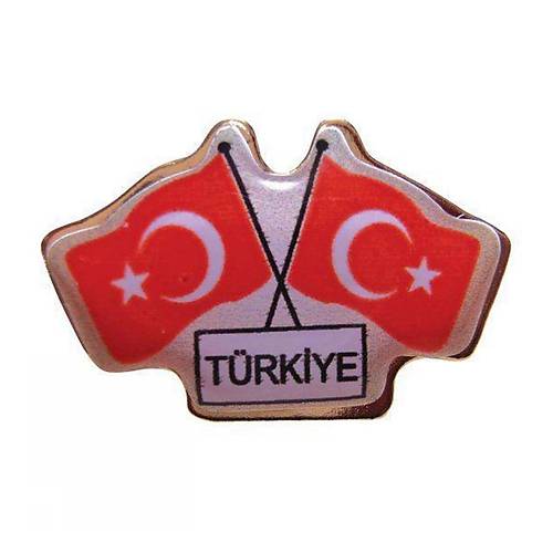 Vatan Rozet �kili Bayrakl� T�rkiye VT628 (30 adet)
