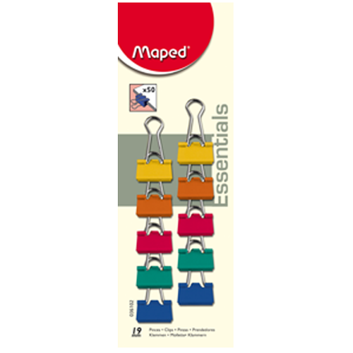 Maped K�ska� (Klips) Renkli 10 LU 19 MM 036102