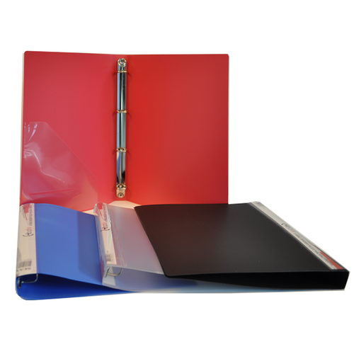 Bafix Halkal� Dosya PP 4 Halkal� A4 K�rm�z�