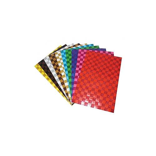 Lino Desenli Ka��t Simli Kare 10 Renk 20x30 CM 2802J-3