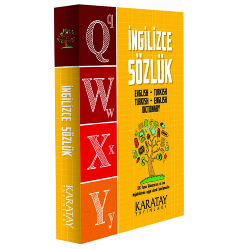 4E S�zl�k �ngilizce B�y�k Karton Kapak Karatay Yay�nevi