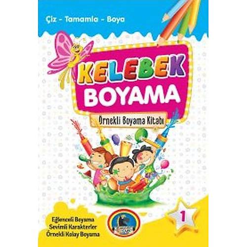 Kelebek Boyama Kitabý (8 Kitap Takým)