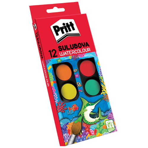 Pritt Sulu Boya K���k Boy 12 Renk 1048082