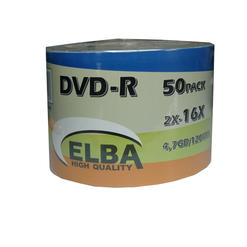 Elba DVD-R 4.7 GB / 120 DK Shrink 50 L�