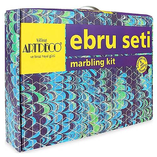 Artdeco Ebru Boyama Seti �antal� 8 L� ES-8