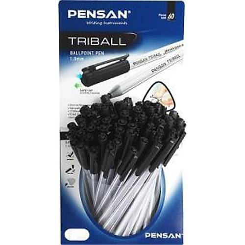 Pensan Tkenmez Kalem Triball 1.0 MM Bilye U Siyah 60 LI 1003