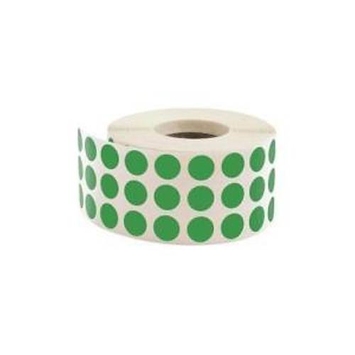 Tanex Nokta Etiket 10 MM 5000 Li Ye�il Tekli Kutu