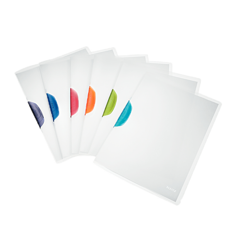 Leitz Sıkıştırmalı Dosya (6 adet) ColorClip Sırttan Klips 30 SY Yeşil 4174-00-59