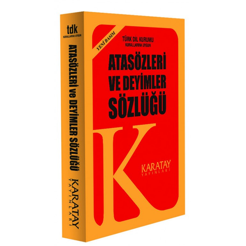 4E S�zl�k Atas�zleri Ve Deyimler 1.Hamur Plastik Kapak Sar� Karatay Yay�nevi