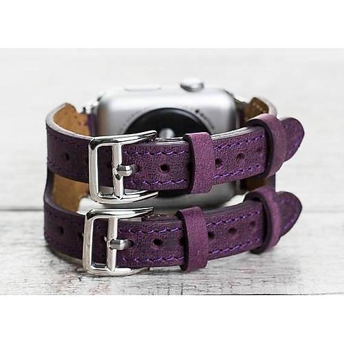 Apple Watch Uyumlu Deri Kordon 38-40-41mm Cuff DB G7