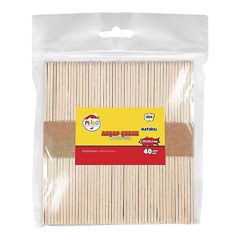 Mileo Ah�ap Dil �ubuk Kare 114x10x2 MM Naturel 1830