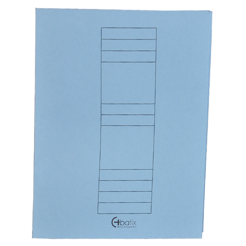 Bafix Tam Kapak Dosya Karton Mavi (1 paket 50 adet)
