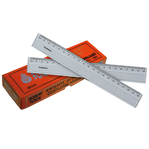 Y�ld�zlar Standart Cetvel Plastik 20 CM 4-24-LI-PKT