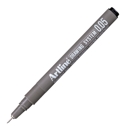 Artline izim Kalemi 0,05 MM Siyah (12 li paket)EK-2305