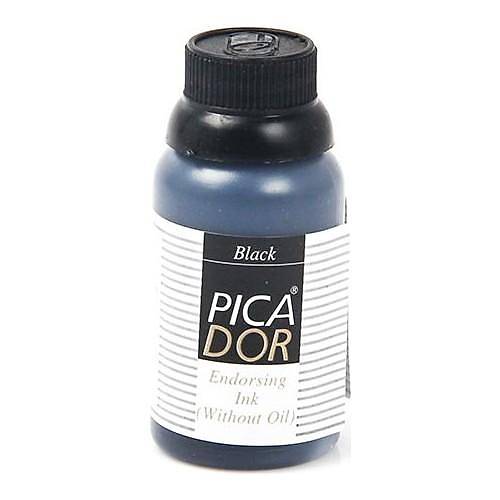 Factory Istampa M�rekkebi 50 ML Siyah FG 5050-S (12 Li Paket)