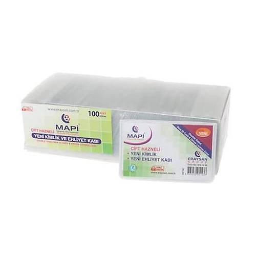 Mapi Ehliyet Ve Kimlik Kab ift Hazneli 910 12 65 (100 l paket)