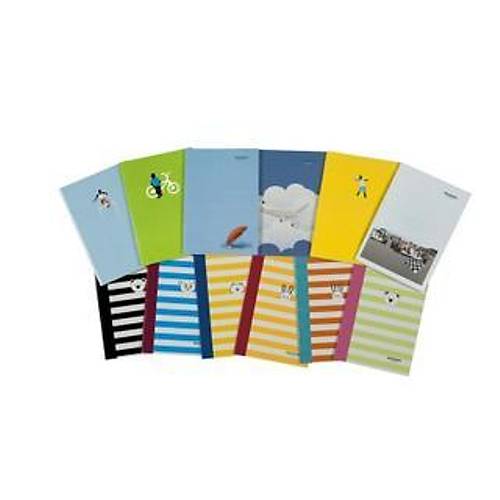 Komeks Formal Defter (Dikili) Karton Kapak Kareli 96 YP A5 96/4-96 LI PAKET-96-LI-KOL