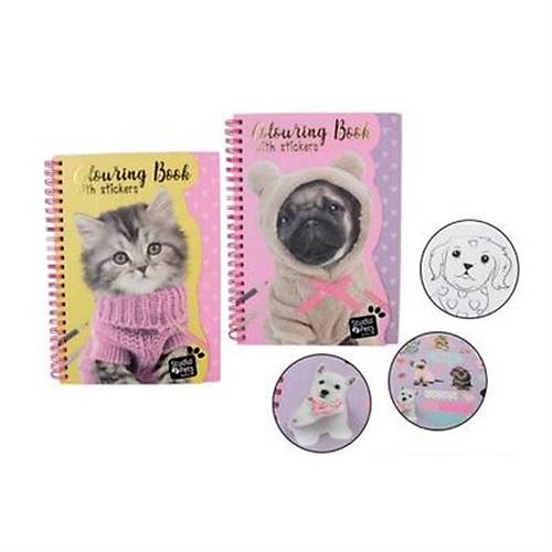 Dolphin Stud�o Pets A5 Stickerl� Defter Pt-7786