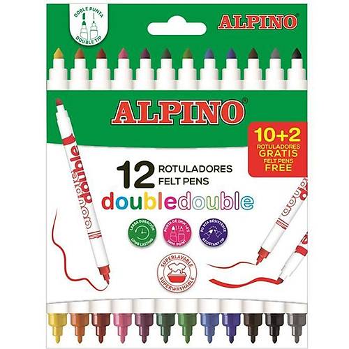 Alpino Ke�eli Kalem �ift Tarafl� 12 Renk AR002013