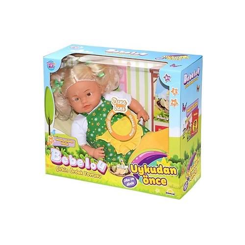 Sunman Bebelou Uykudan �nce Dolgu Masal Anlatan Bebek �irkin �rdek Yavrusu 40 Cm.