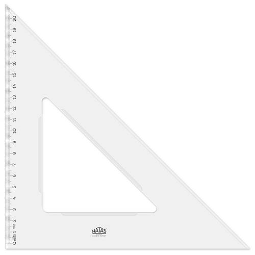 Hatas renci Gnyesi 45 Derece Plastik 30 CM 0802-20 L PAKET-20-LI-PKT