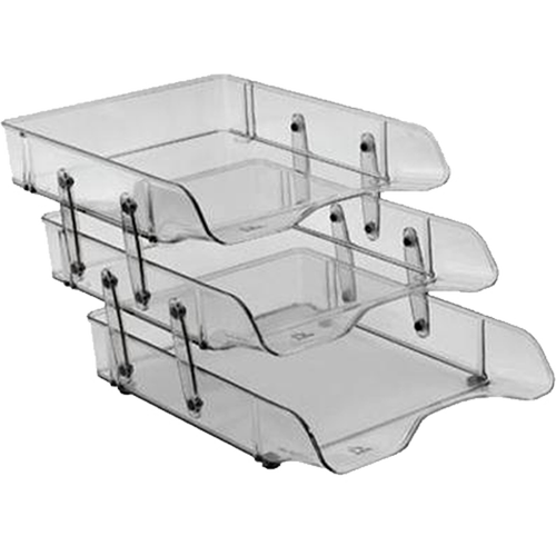 Bafix Evrak Raf� Hareketli Plastik 3 L� �effaf BFX 333