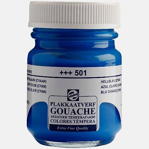 Talens Guaj Boya 16 ML Light Blue (A��k Mavi) 501--10 LU