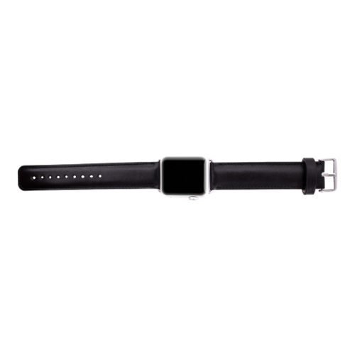 Bouletta Apple Watch Uyumlu Deri Kordon 38-40-41mm Siyah