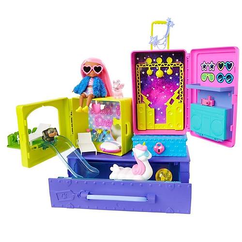 Barbie Extra Mini Bebekler ve Hayvan Dostlar�n�n Seyahat Maceralar� HDY91