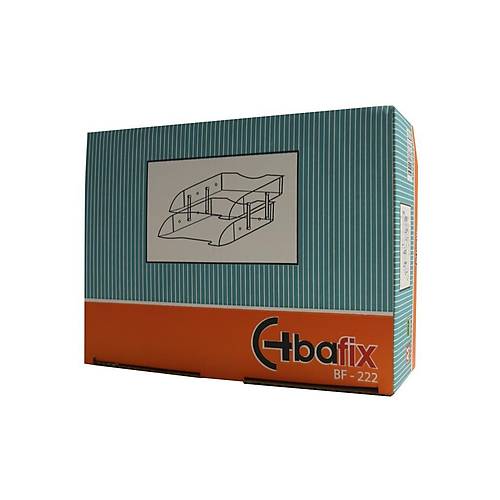 Bafix Evrak Raf� Hareketli Plastik 2 L� �effaf BFX 222