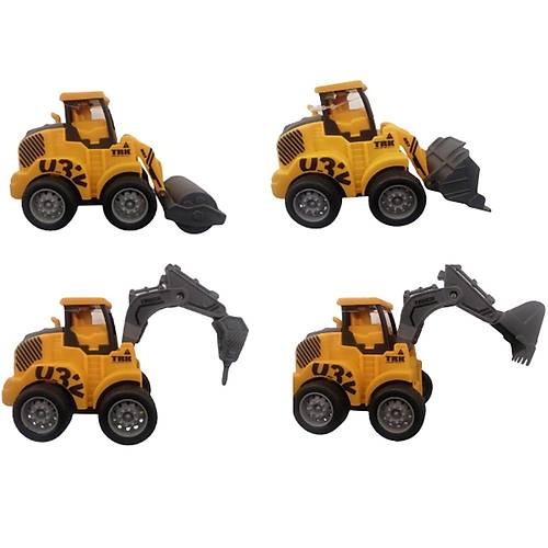 �z Ka Oyuncak Basmal� �n�aat Arabalar� 3301-12-PKT