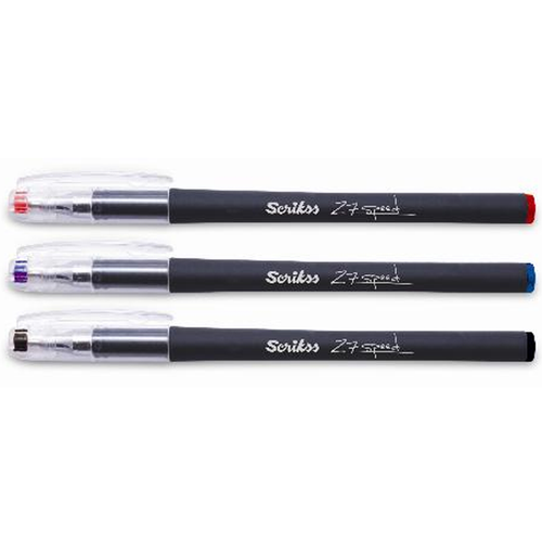 Scrikss T�kenmez Kalem Z7 Speed Jel 0.7 MM Mavi 12 Li