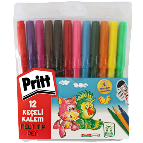 Pritt Ke�eli Boya Kalemi 12 Renk 1687976