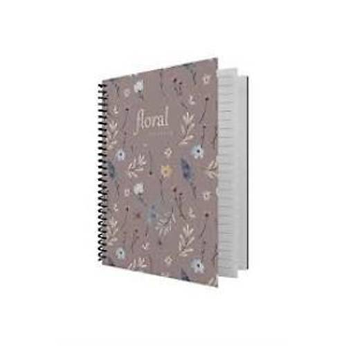 Dilman Defter Floral Serisi 16x22 80 YP Kareli 6405