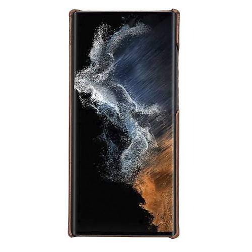 Samsung Galaxy S22 Ultra Uyumlu Deri Arka Kapak UJ RST2EF Taba
