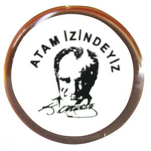 Vatan Rozet Atam �zindeyiz Yuvarlak VT609