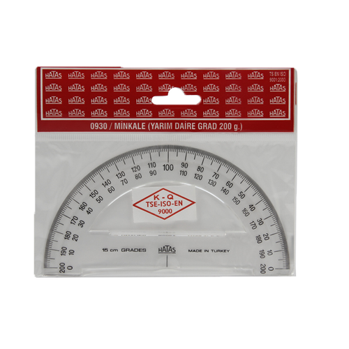 Hatas Minkale Plastik 200 Derece 15 CM 0930-20 L PAKET-20-LI-PKT